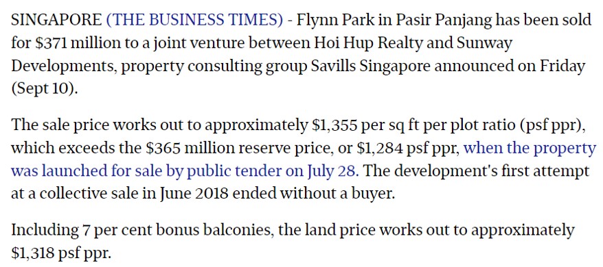 Flynn-Park-in-Pasir-Panjang-sold-en-bloc-for-$371-million-3