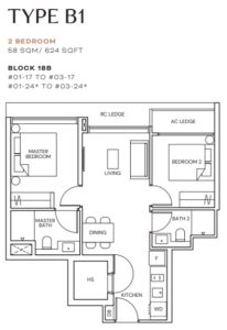 Terra-Hill-Floor-Plan-2-Bedroom-Type-B1